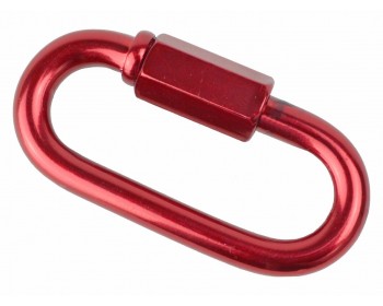 6mm Red Anodised Quick Link