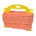 Bucket of 8mm x 15m Orange Polypropylene Rope