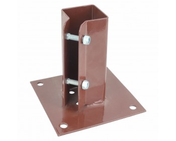 50mm x 50mm Bolt Down Fence Post Shoe